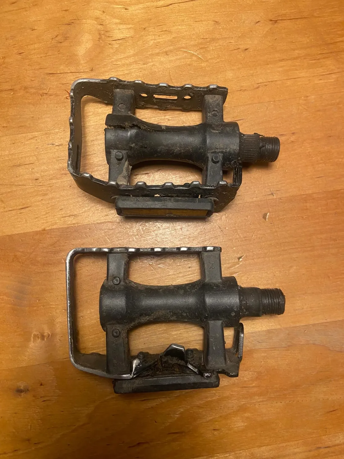 Fischer Fahrradpedale MTB Alu mit Reflektoren