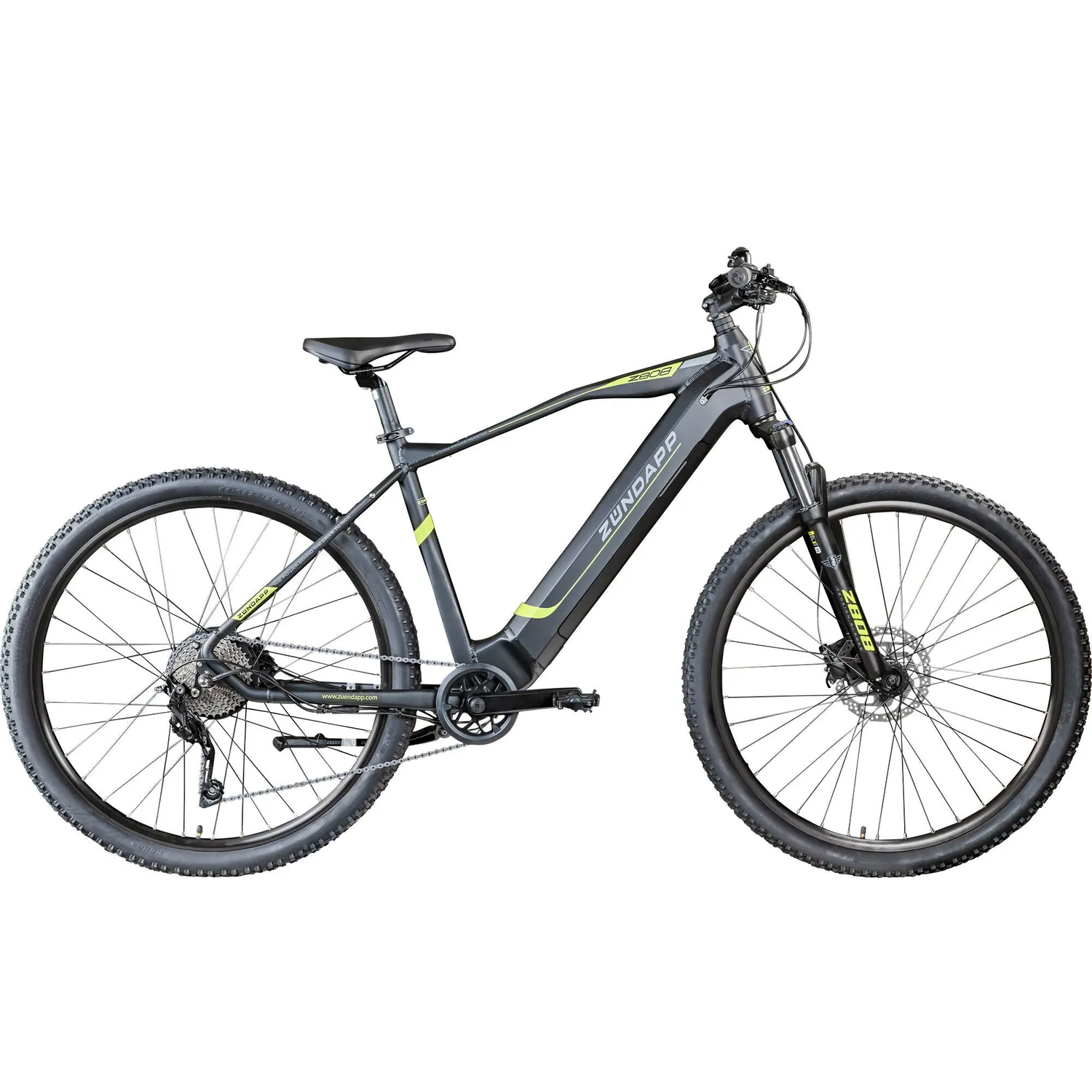 Zündapp Z808 E-Mountainbike 29 50 cm schwarz-grün 150 km