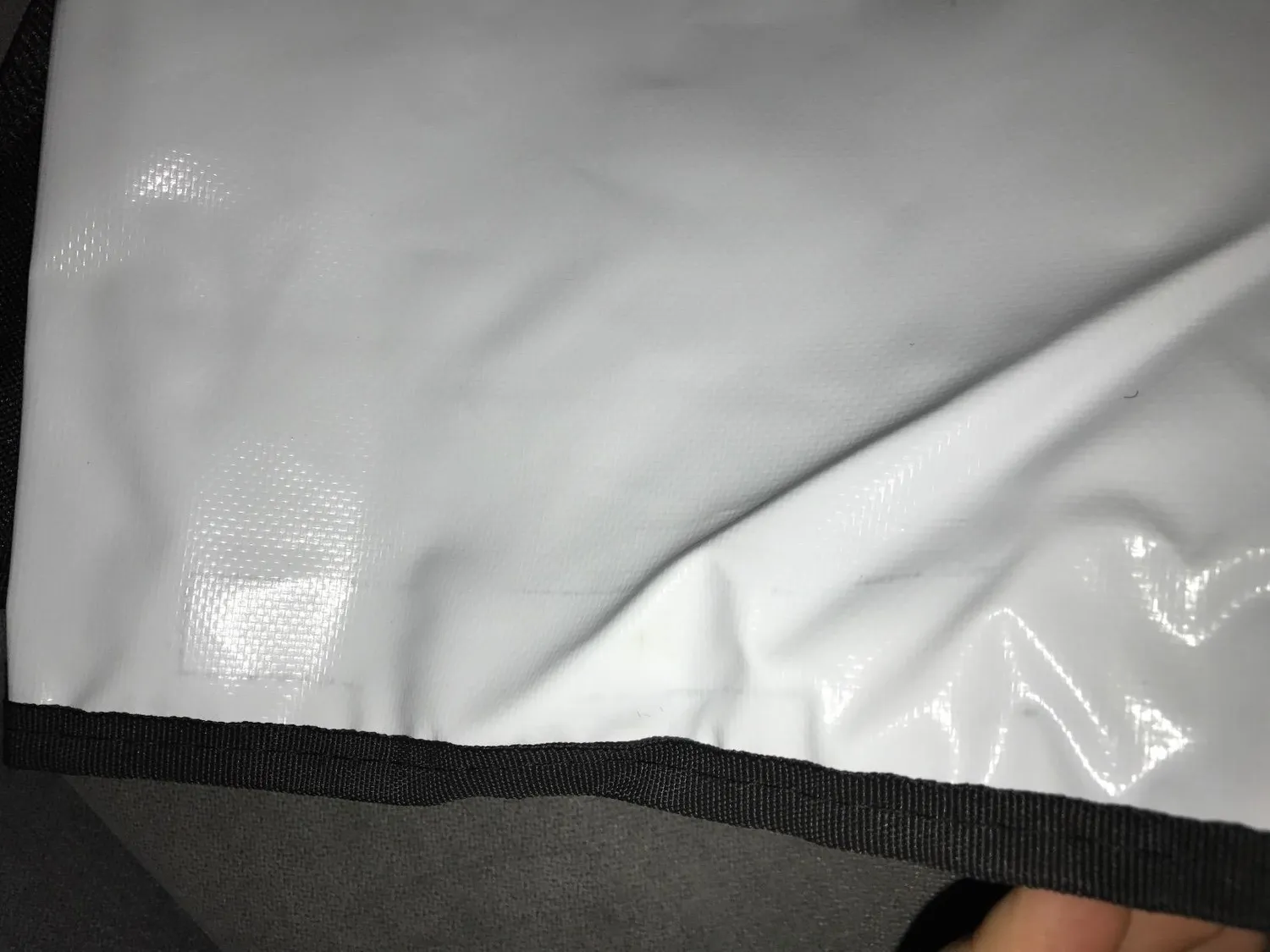 Fischer Gepäckträgertasche wasserdicht 18 Liter weiß