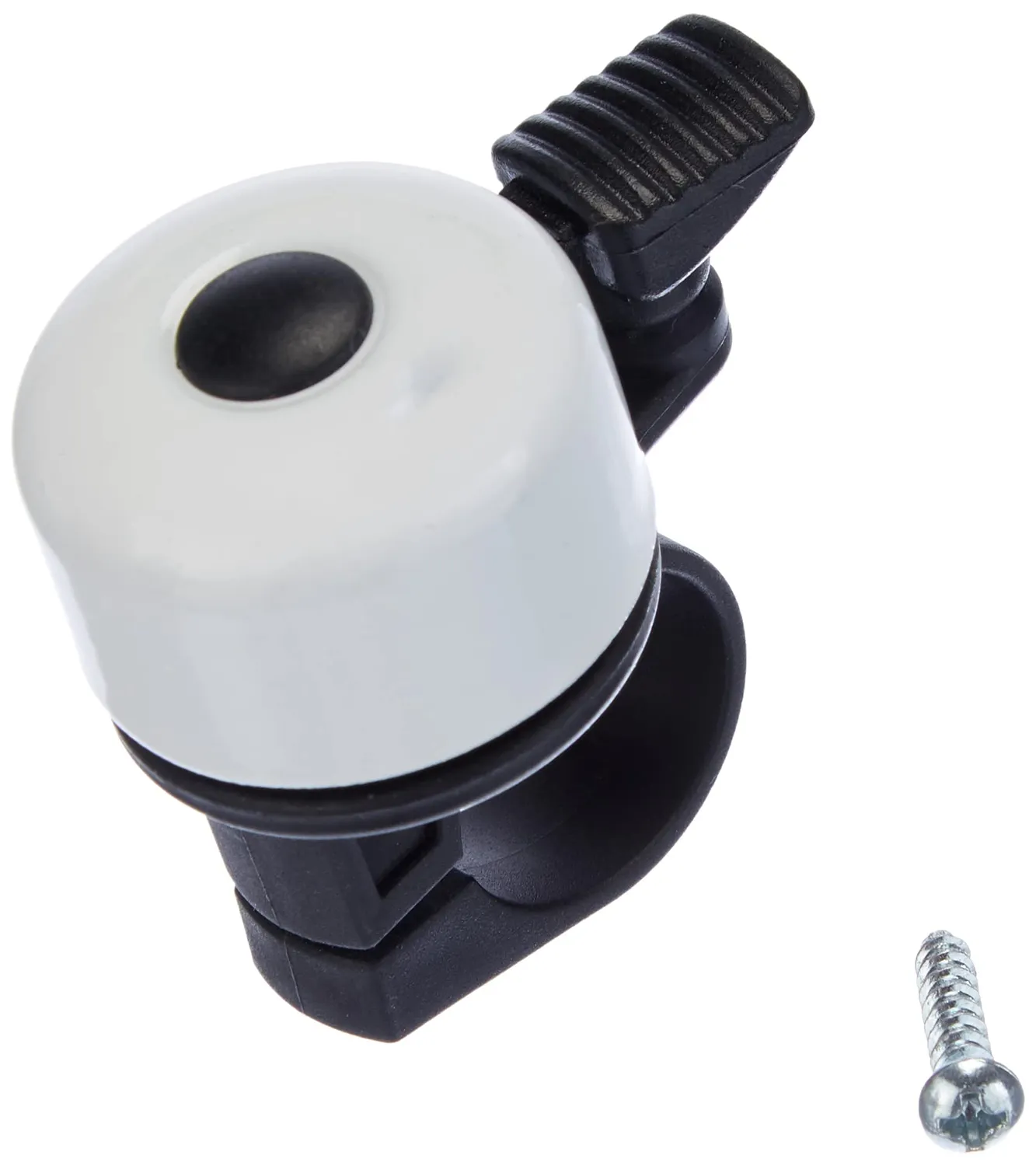 fischer Mini Fahrradglocke Stahl Schwarz 22 mm