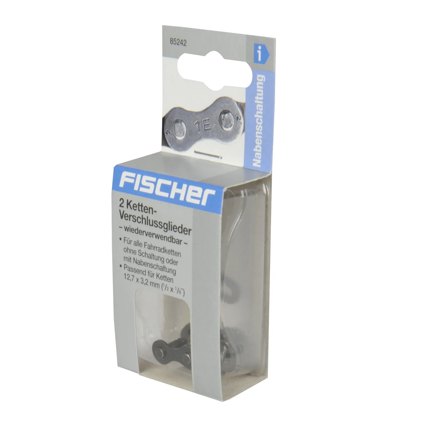 Fischer Kettenverschlussglieder 1/2x1/8 2 Stück Kette