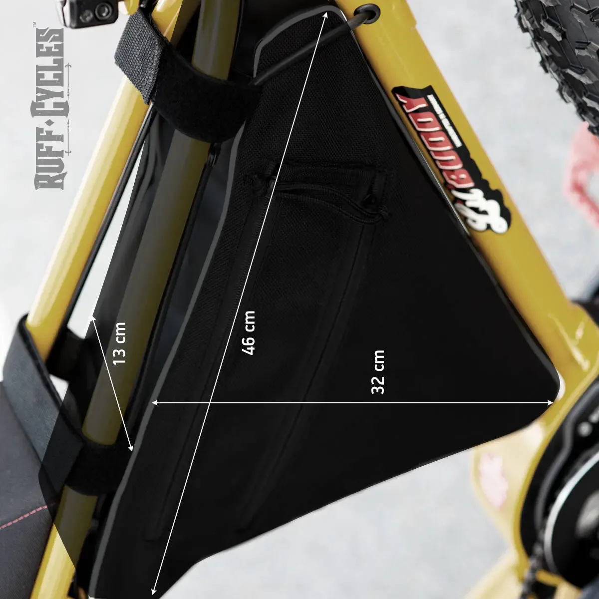 Ruff Cycles Lil’Buddy Rahmentasche 9L Schwarz