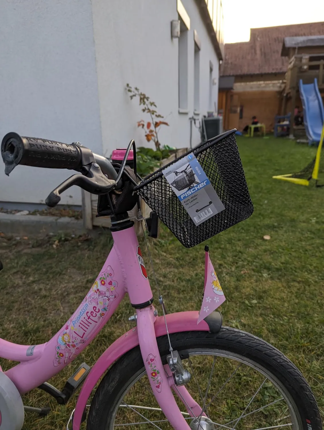 Fischer Kinder Lenkerkorb 24cm farblich sortiert