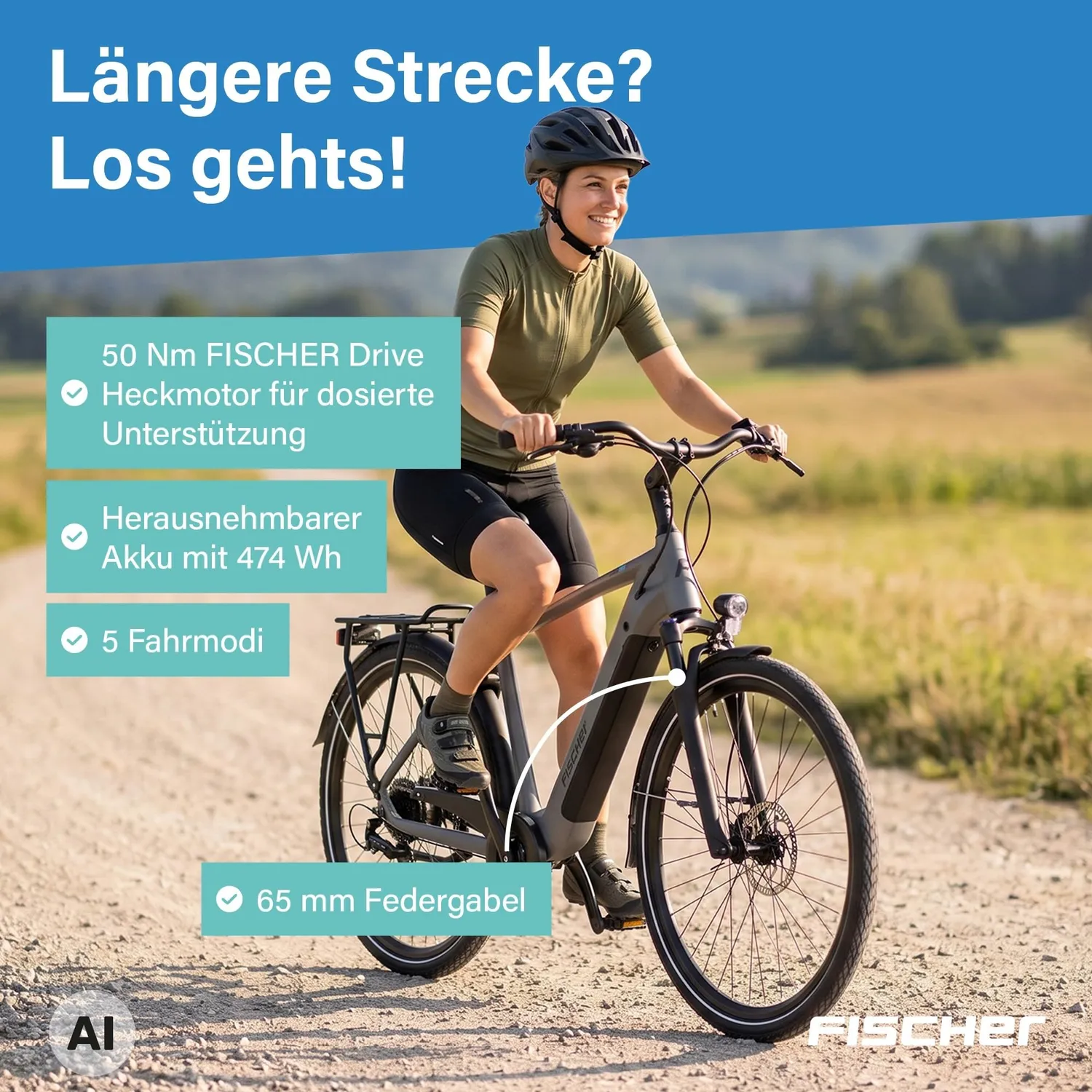 Fischer Viator Move 01 E-Bike 50Nm 125km