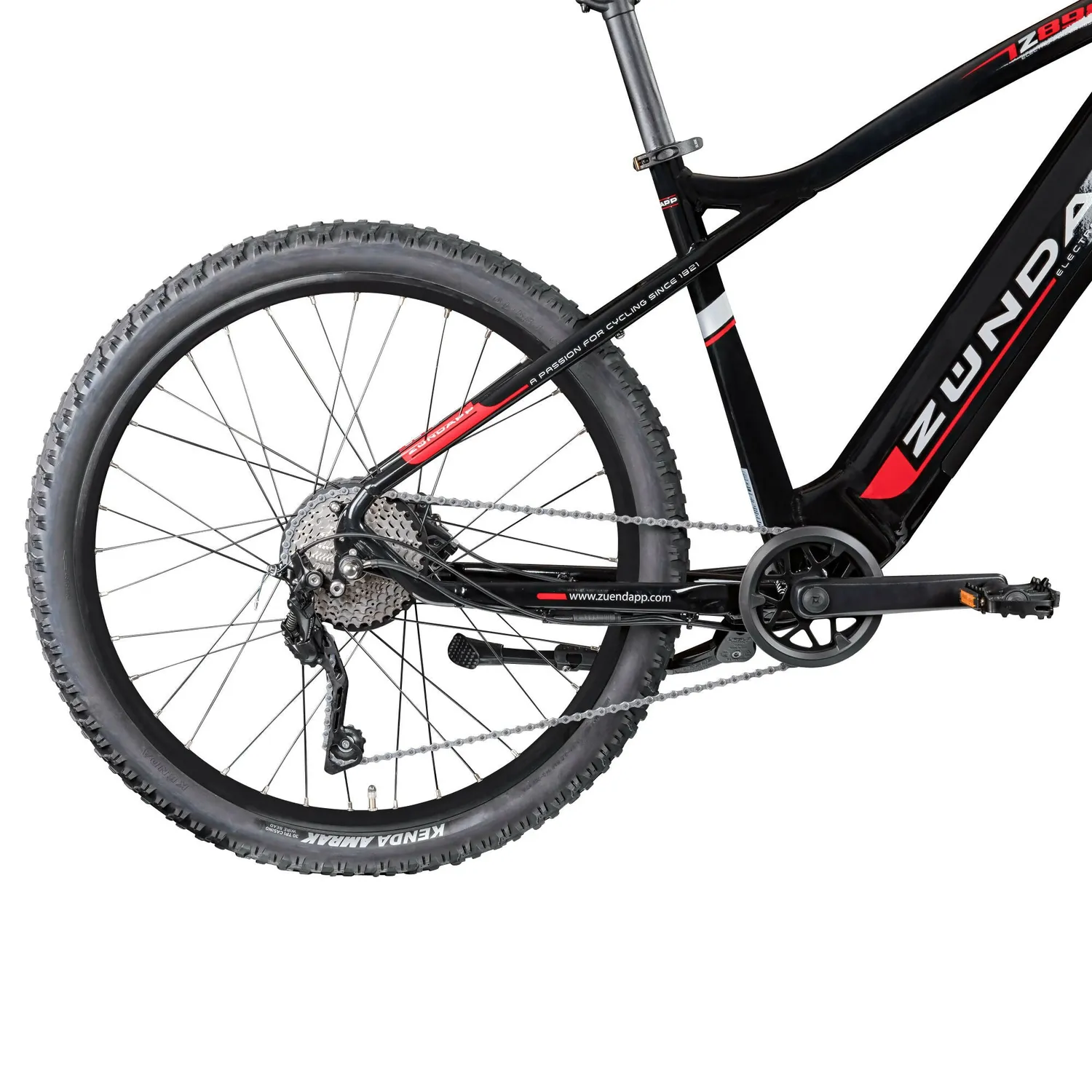 Zündapp Z898 E-Mountainbike 27,5 Zoll 48 cm schwarz-grün