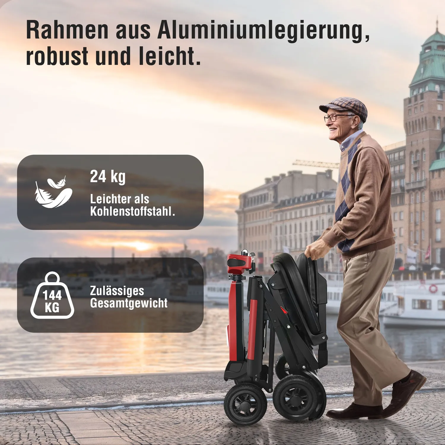 SachsenRad BestAGE Kompakt Seniorenmobil faltbar 20 km