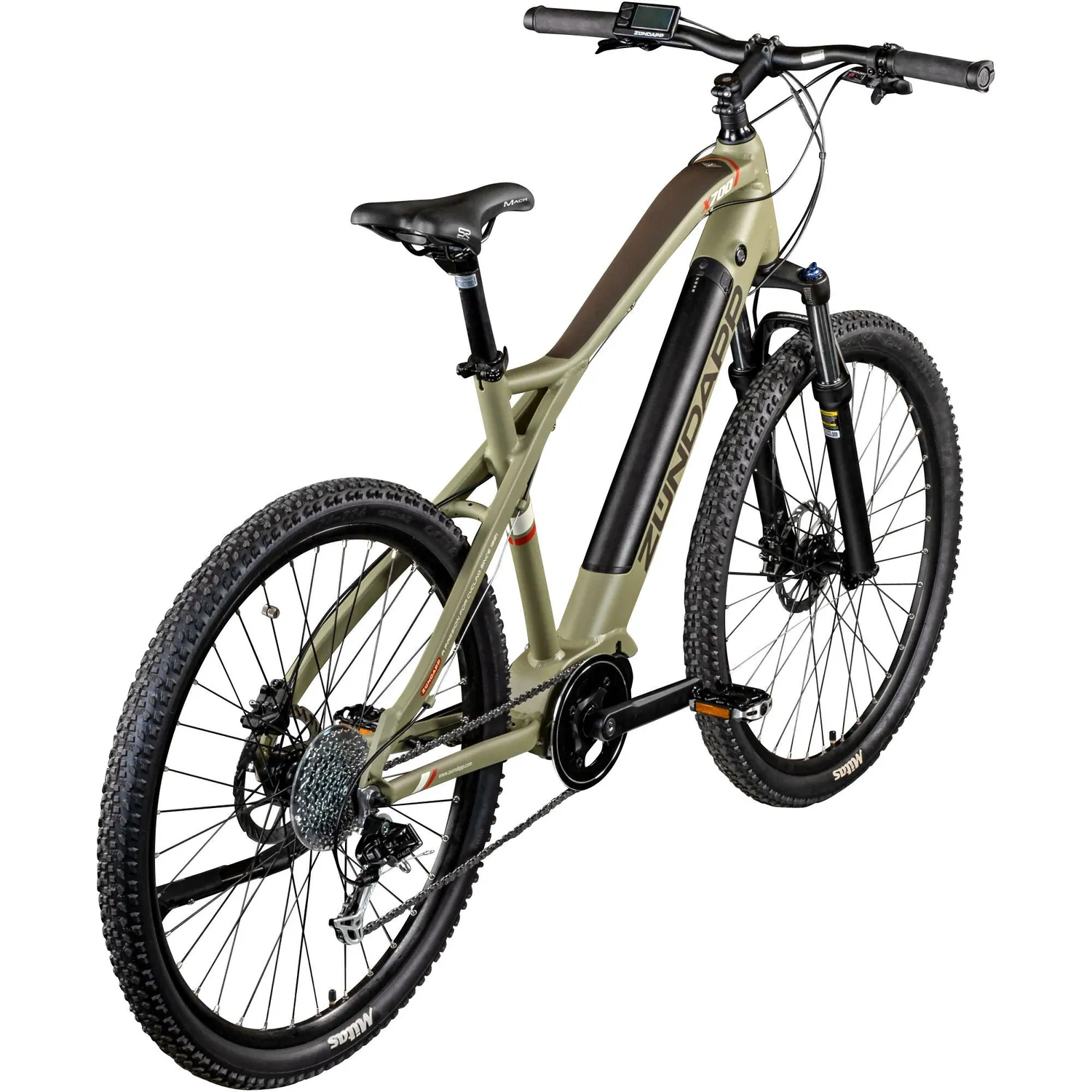 Zündapp X700 E-Mountainbike 27,5 Zoll 50cm khaki Mittelmotor