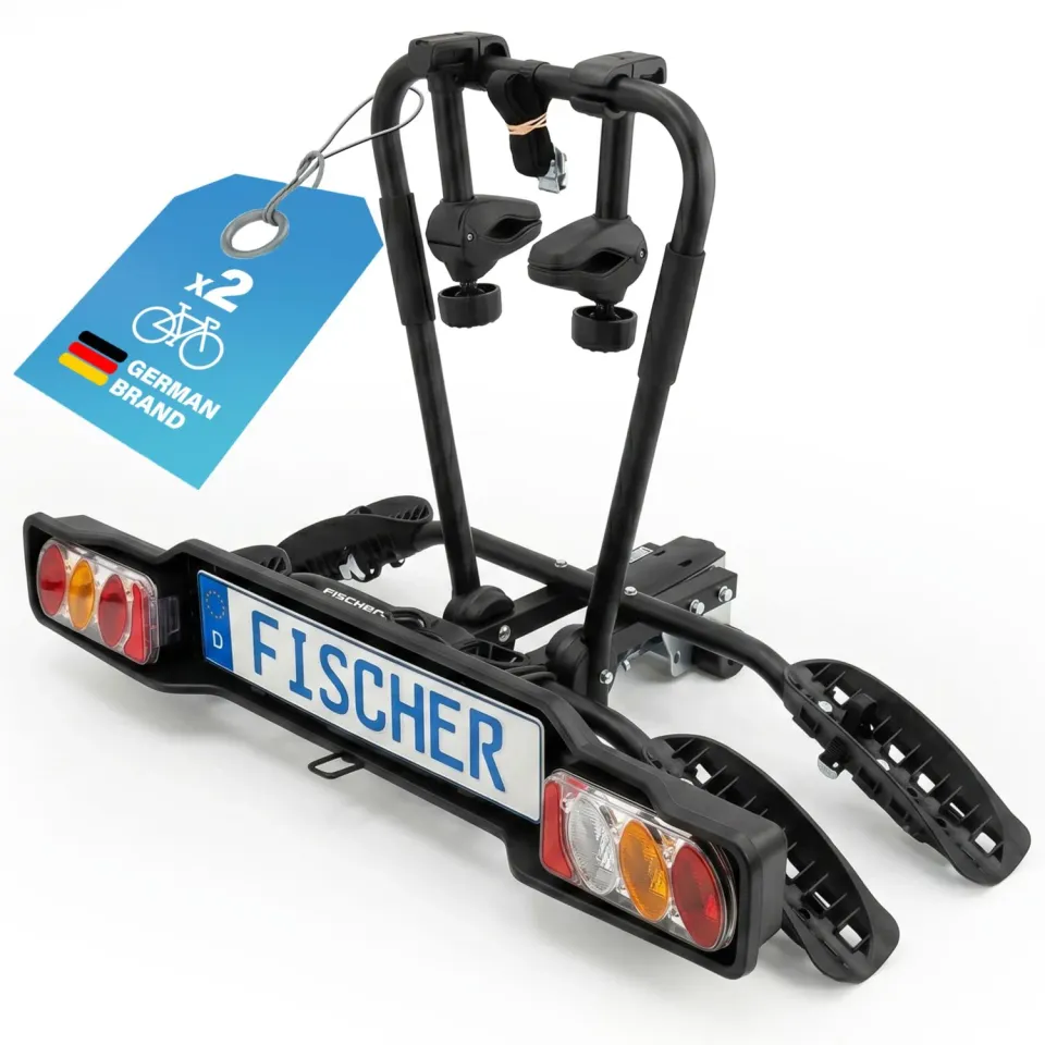 Fischer SmartLine Black Fahrradträger AHK 2 Räder 50 kg