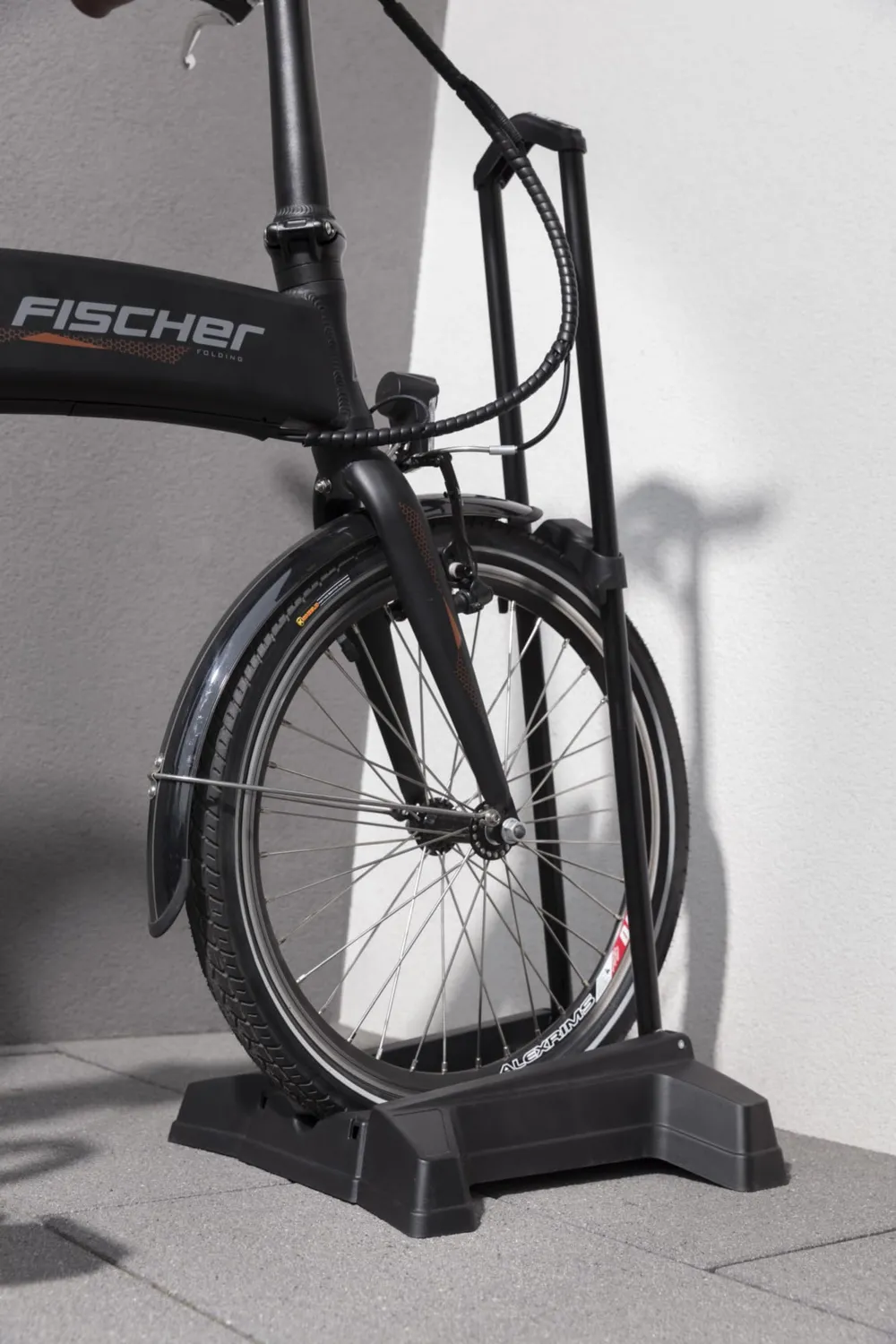 Fischer 10446 Fahrradständer 20-29 Zoll faltbar schwarz