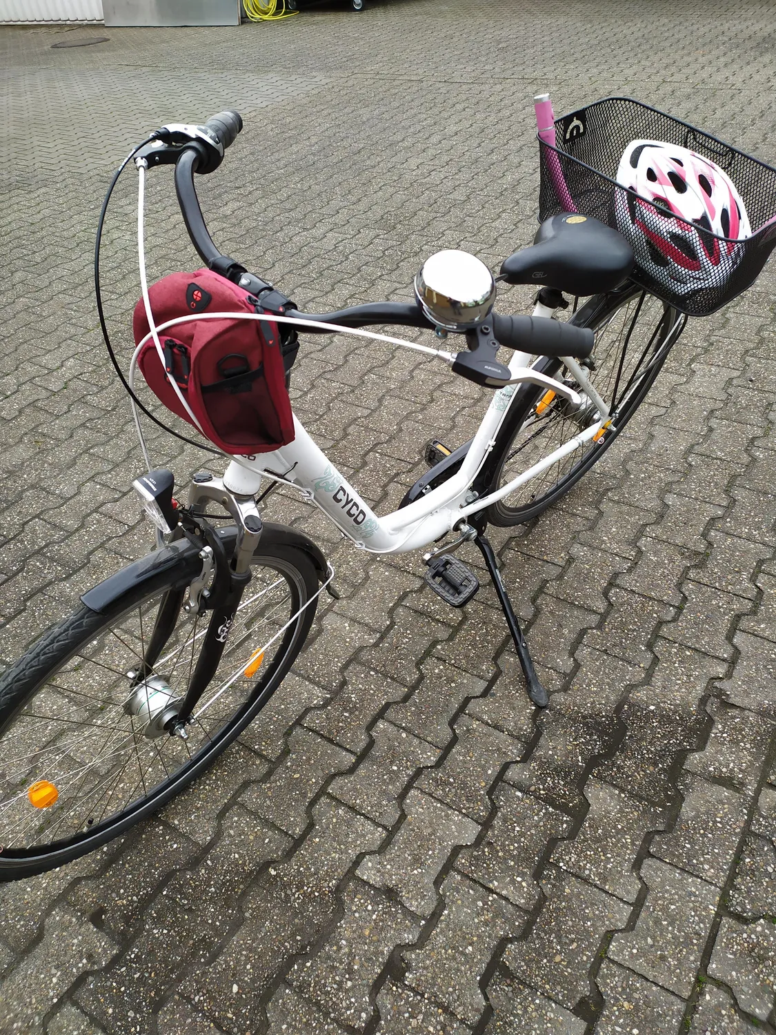 Fischer Retro Fahrradglocke verchromt Einzelstück