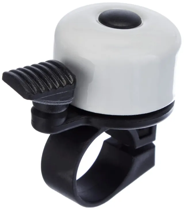 fischer Mini Fahrradglocke Stahl Schwarz 22 mm