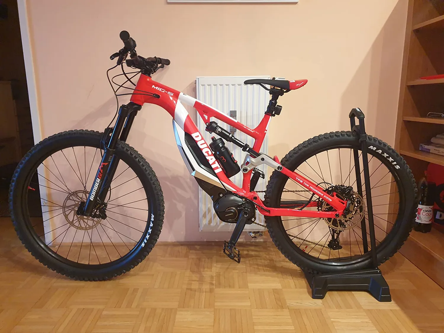 Fischer 10446 Fahrradständer 20-29 Zoll faltbar schwarz