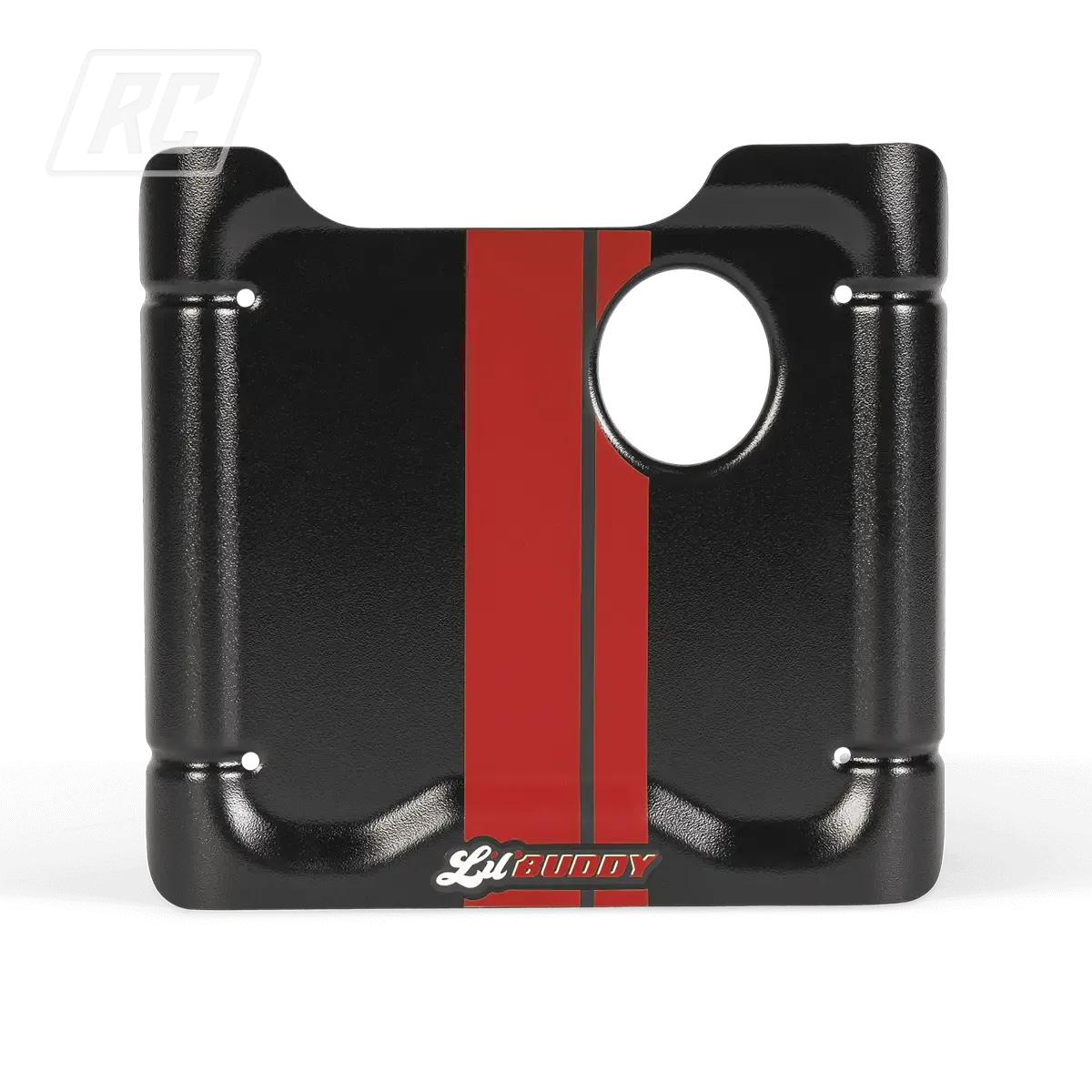 Ruff Cycles Lil’Buddy Frontplatte Rot Sticker Kunststoff