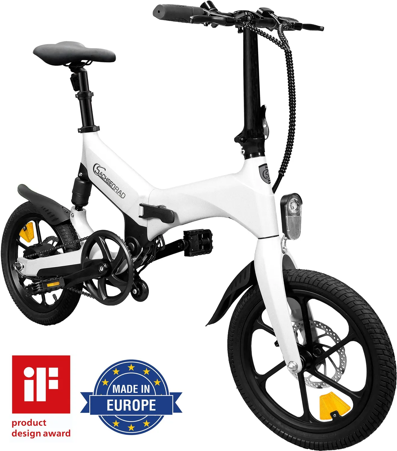 SachsenRad F12 E-Faltrad Magnesium 19kg gebraucht B-Ware