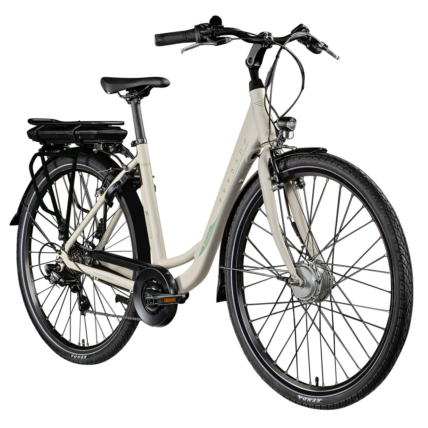 Zündapp Z503 E-Citybike Damen 28 Zoll weiß-grün