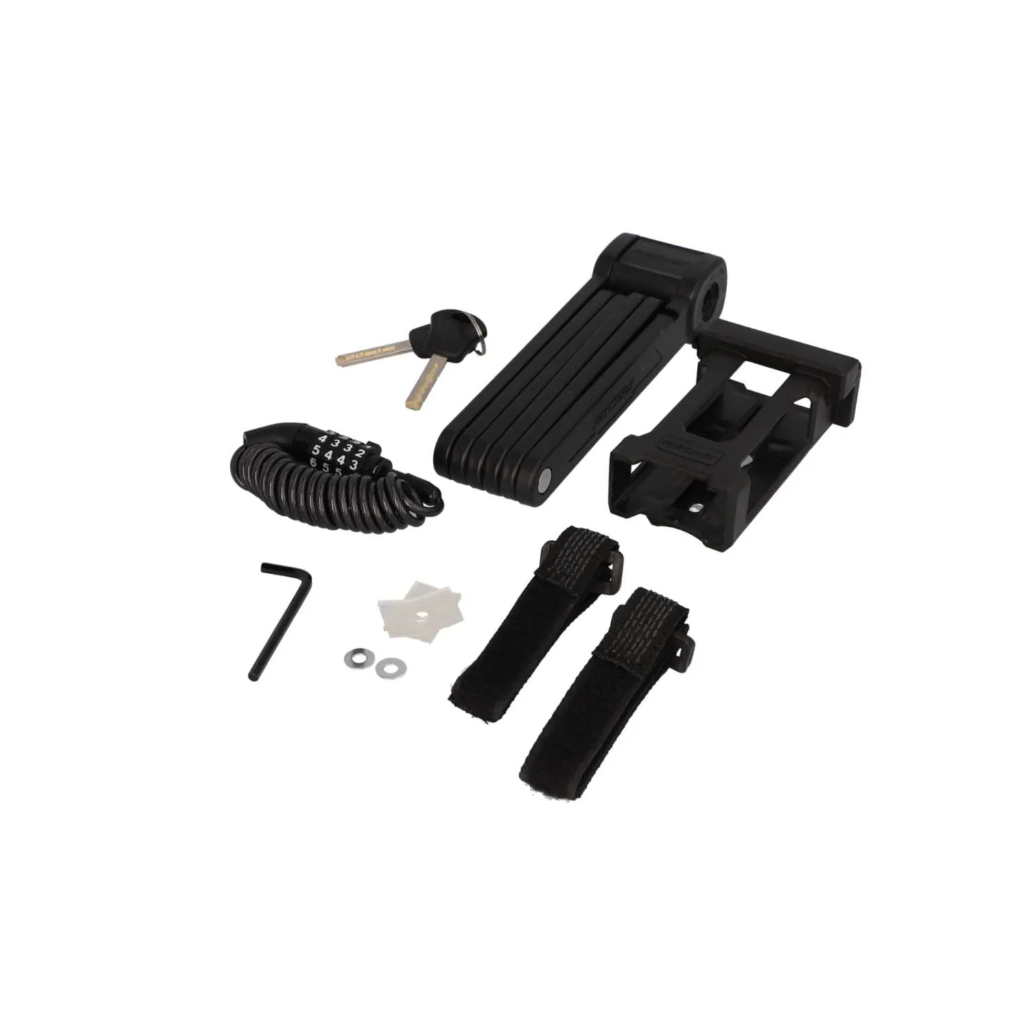 fischer FK85 Schloss-Set Faltschloss 85 cm + Helmschloss