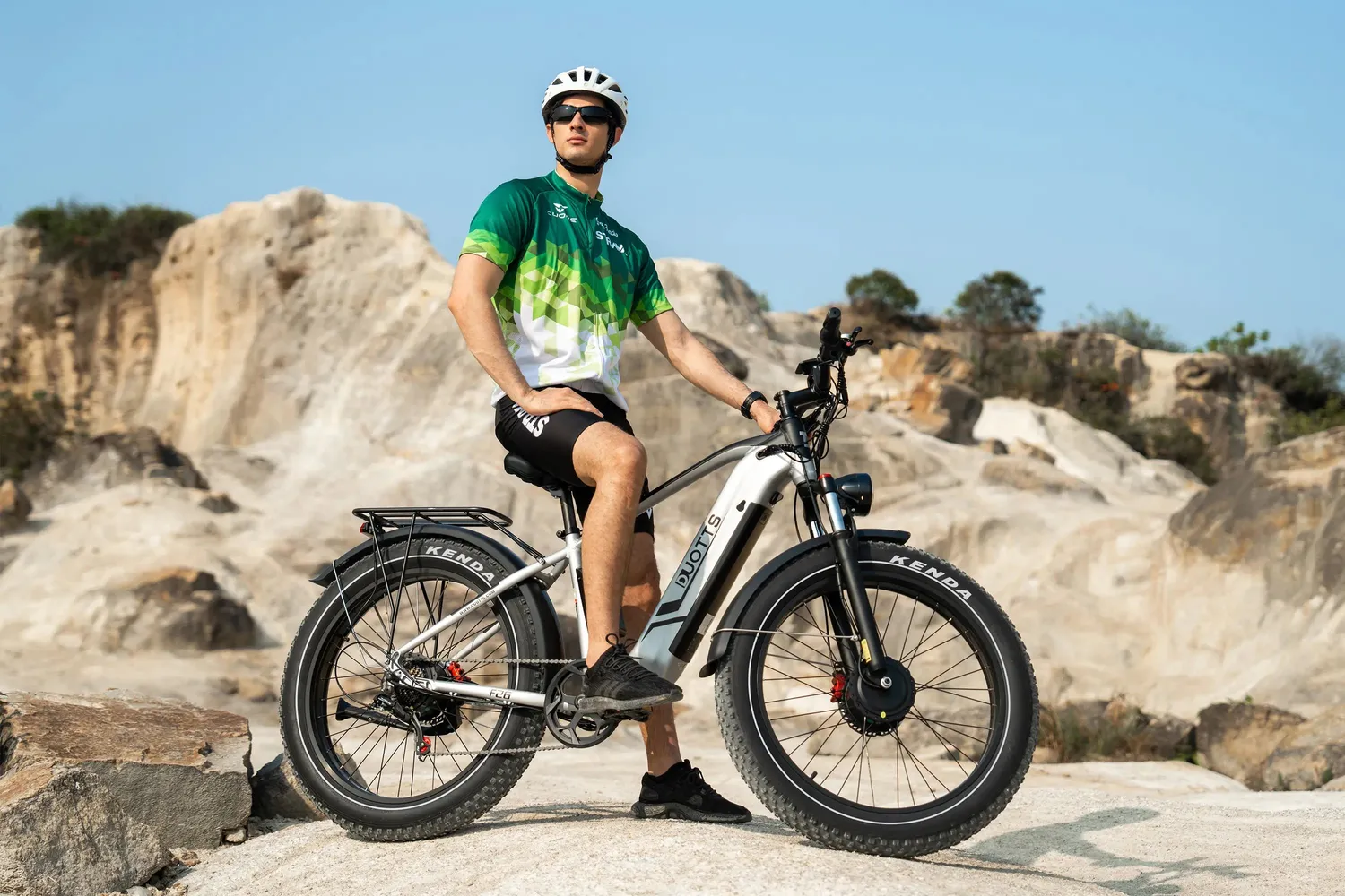 DUOTTS F26 E-Bike 750W Doppelmotor Schwarz-Rot