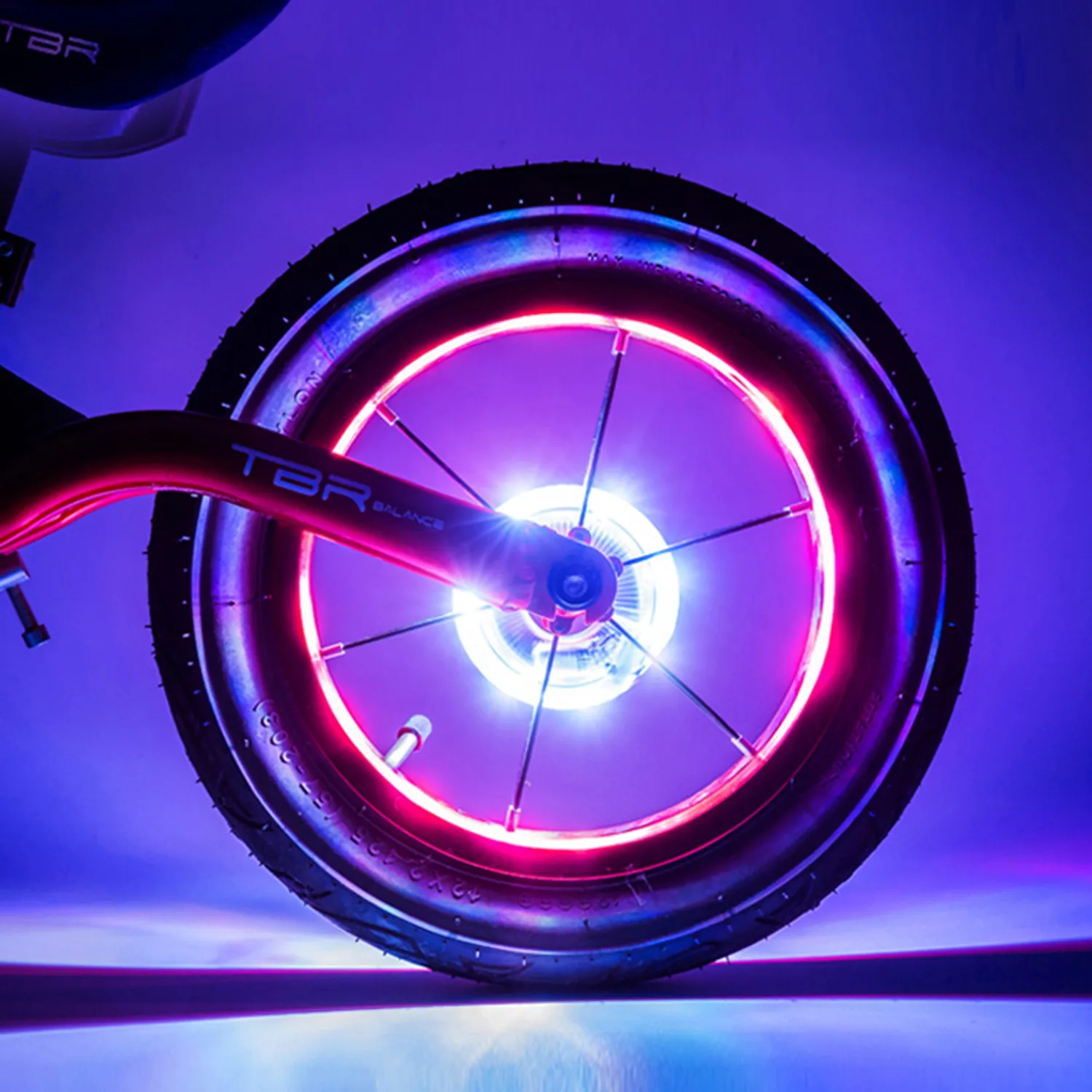 SachsenRad Swirl Speichenlicht LED USB 12 LEDs