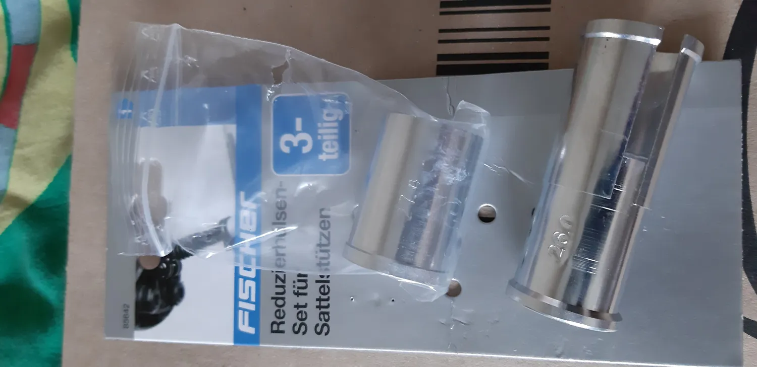 Fischer Sattelstützen Reduzierhülsen-Set 25,4-29 mm