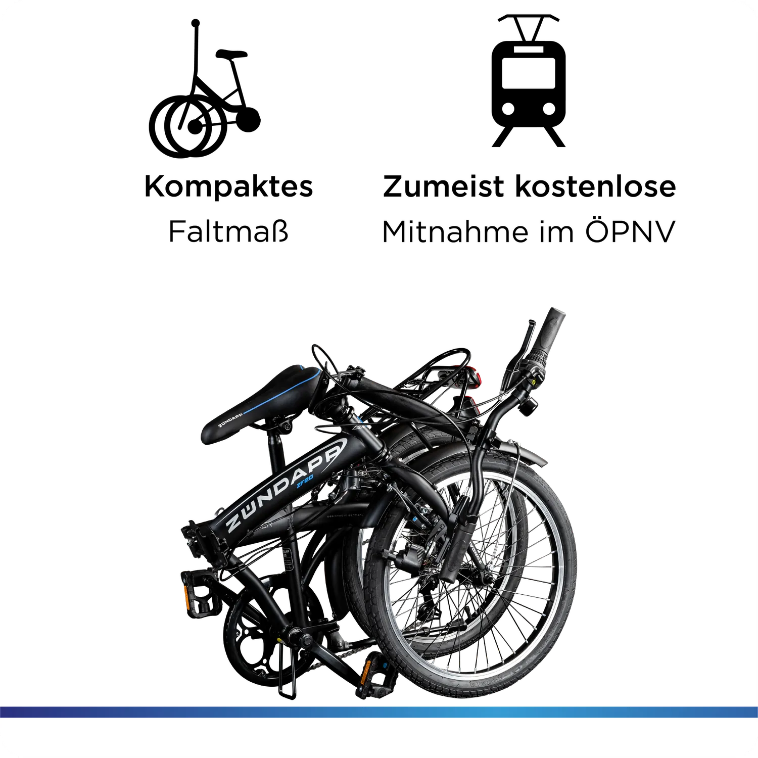 Zündapp ZF20 Speed Folder Klapprad 20 Zoll 6-Gang