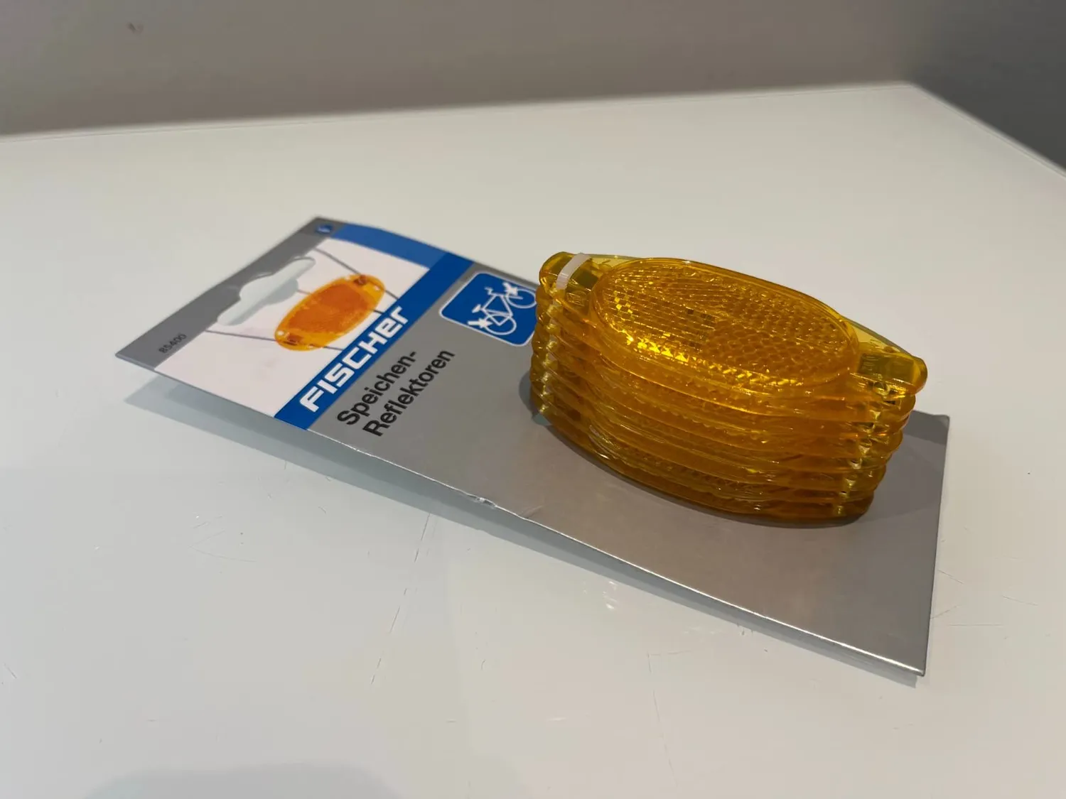 Fischer 85400 Speichenreflektor orange Einheitsgröße