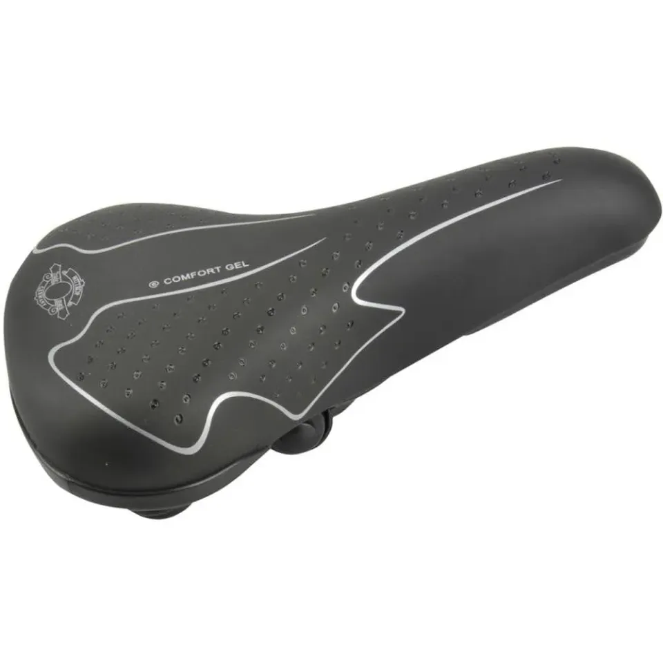 Fischer Trekking Sattel Elastomer Gel schwarz