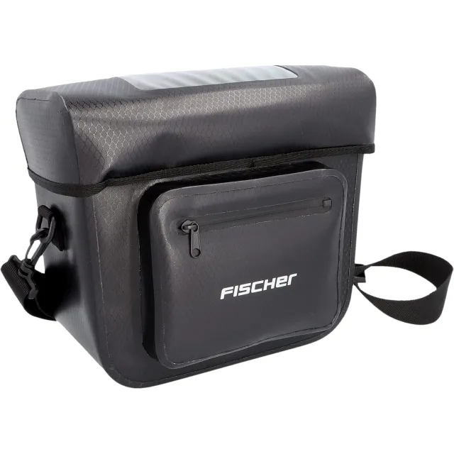 fischer Plus Terra Lenkertasche 7 Liter wasserdicht schwarz