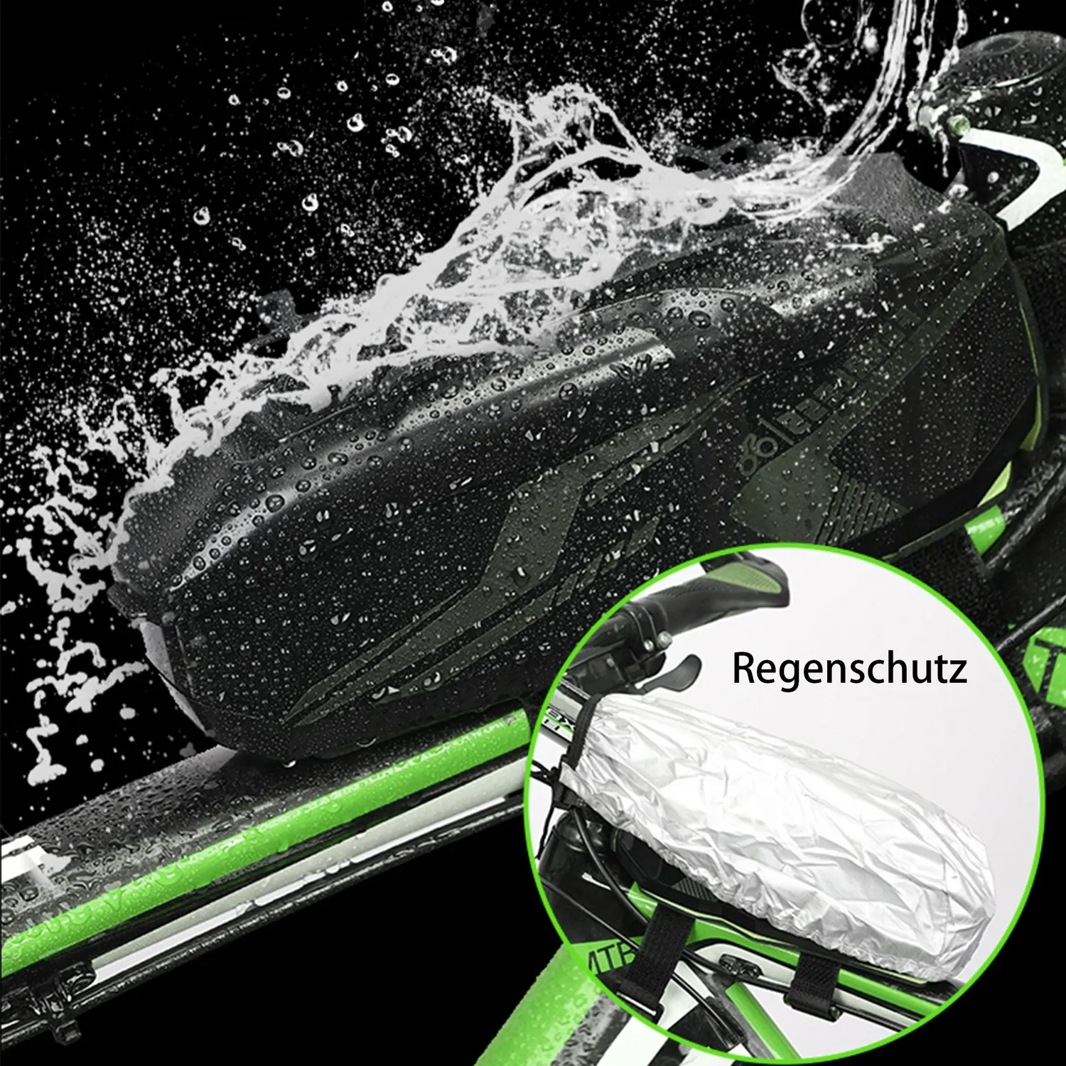SachsenRad Companion Rahmentasche Handyhalterung 1L