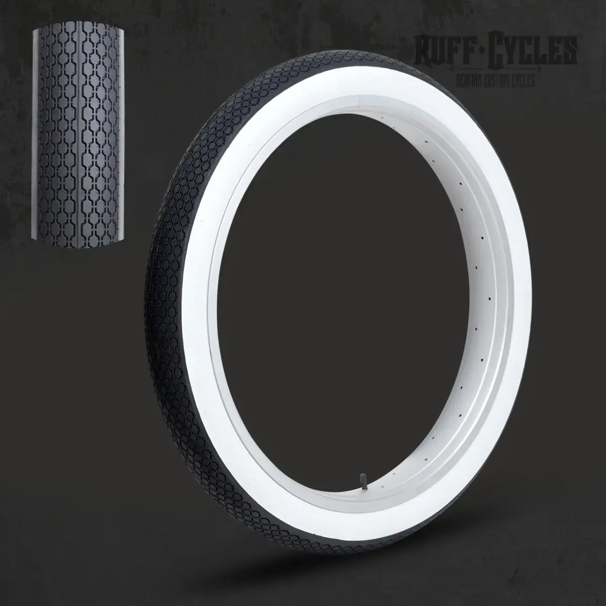 Ruff Cycles Ruffer V2 Reifen 26x3.0 White Wall
