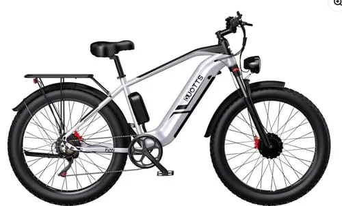 DUOTTS F26 E-Bike Fatbike Schwarz-Rot große Reichweite