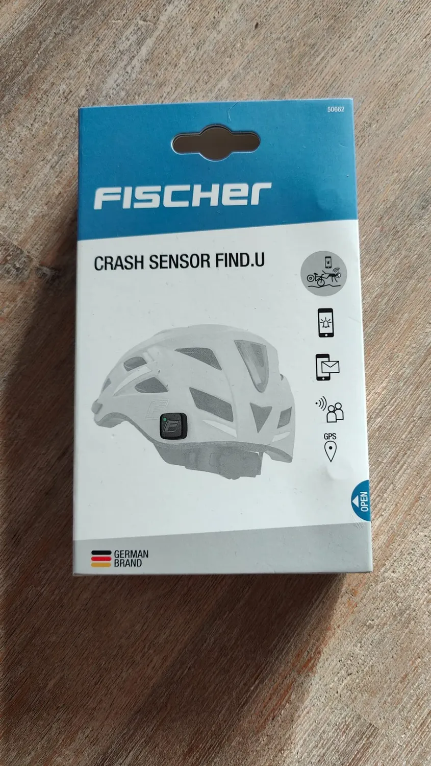 Fischer Urban Fahrradhelm Crash-Sensor schwarz L/XL