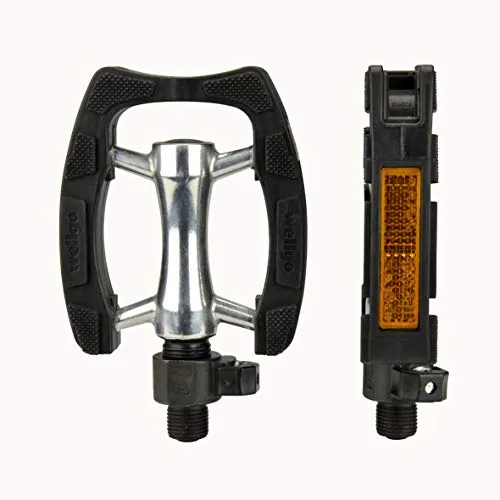 Fischer Clip-On Fahrradpedale Alu abnehmbar mit Reflektor