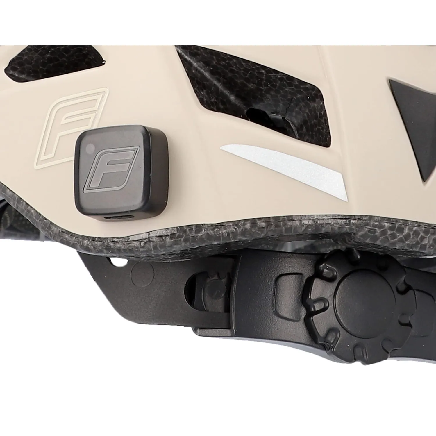 Fischer Urban Fahrradhelm Crash-Sensor schwarz L/XL