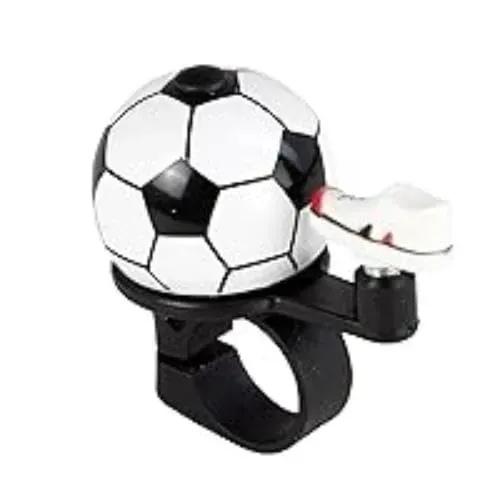 Fischer 85806 Fahrradglocke Fußball bunt