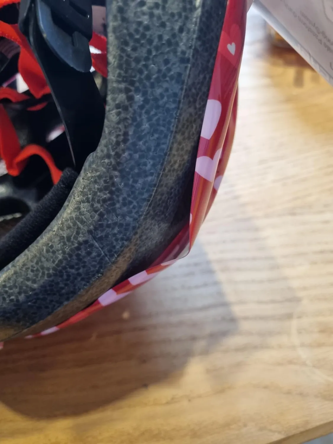 fischer Kinder Fahrradhelm Weiß Orchidee mit LED