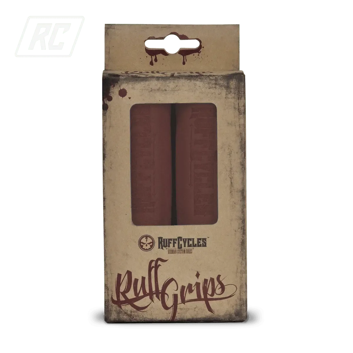 Ruff Cycles Biggie Griffe 22 mm braun Microfaser Leder