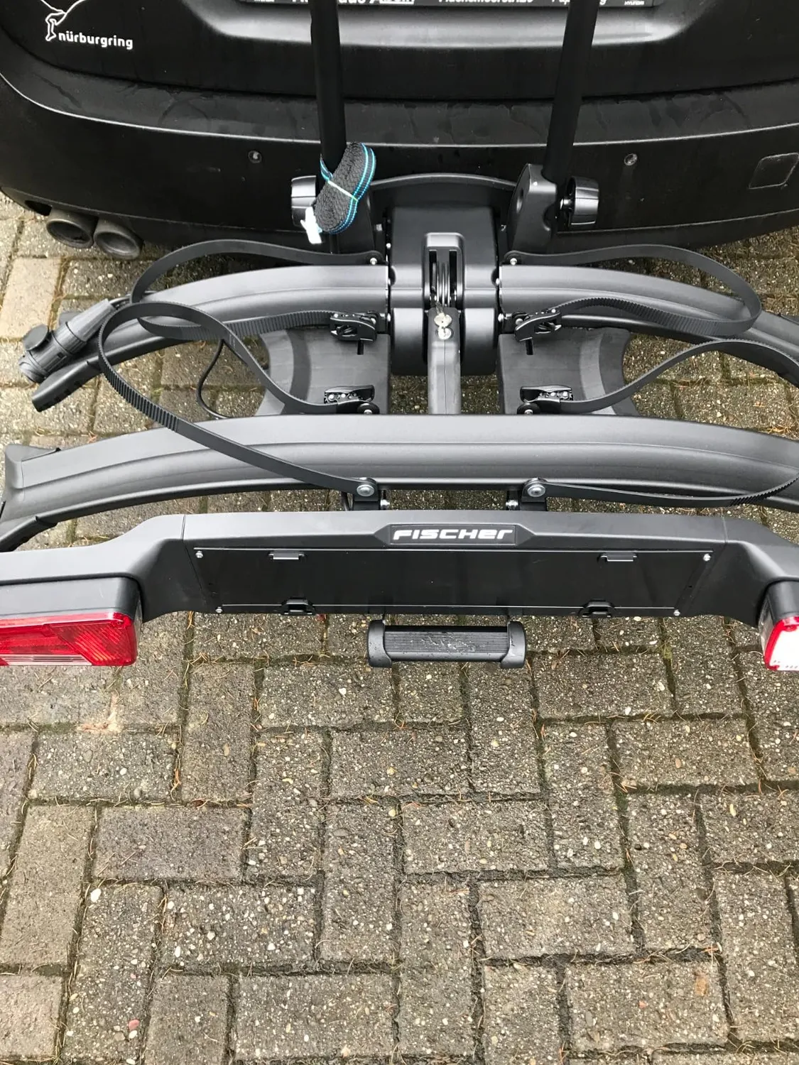 fischer RoadLine Black Kupplungsträger 2 E-Bikes 60 kg