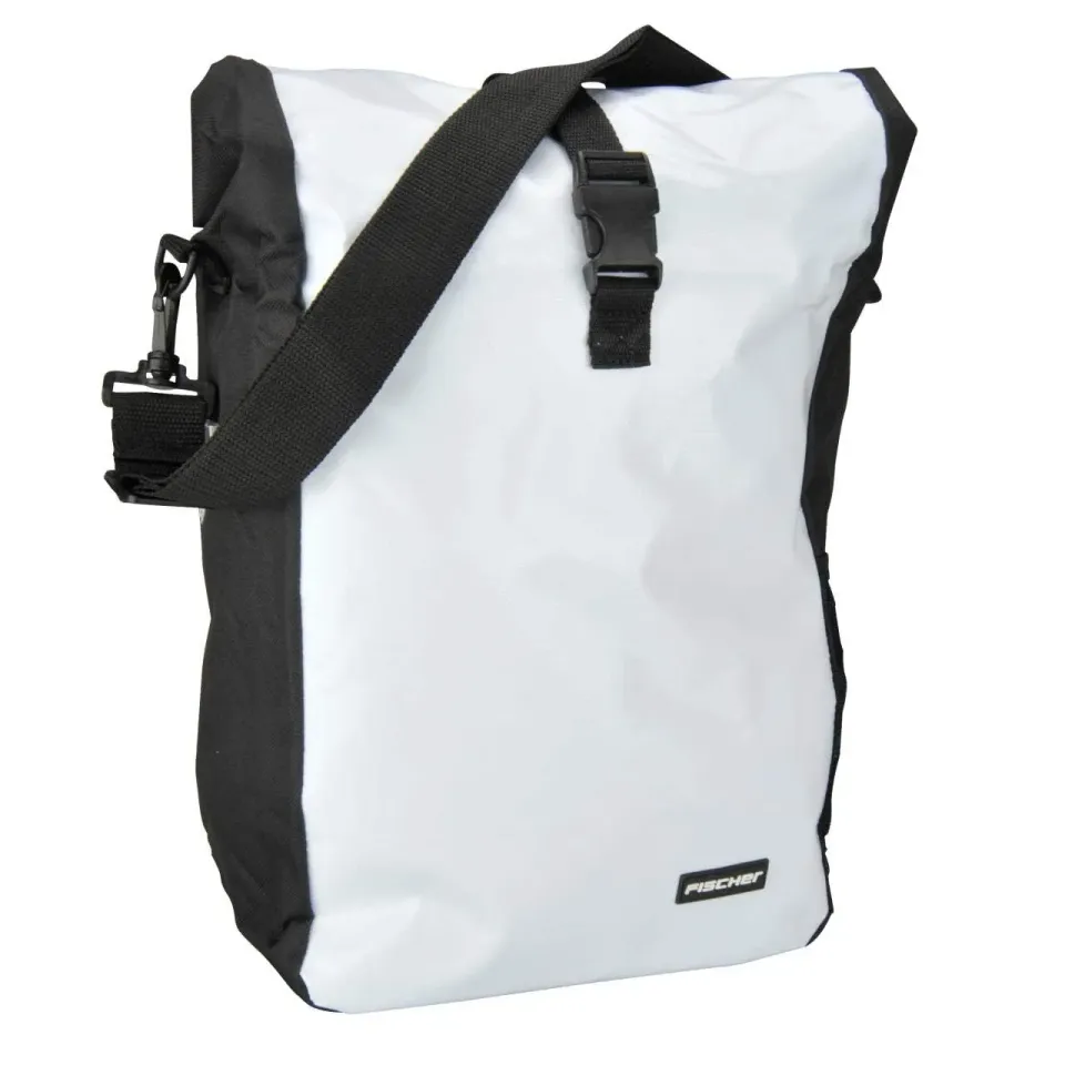 Fischer Gepäckträgertasche wasserdicht 18 Liter weiß
