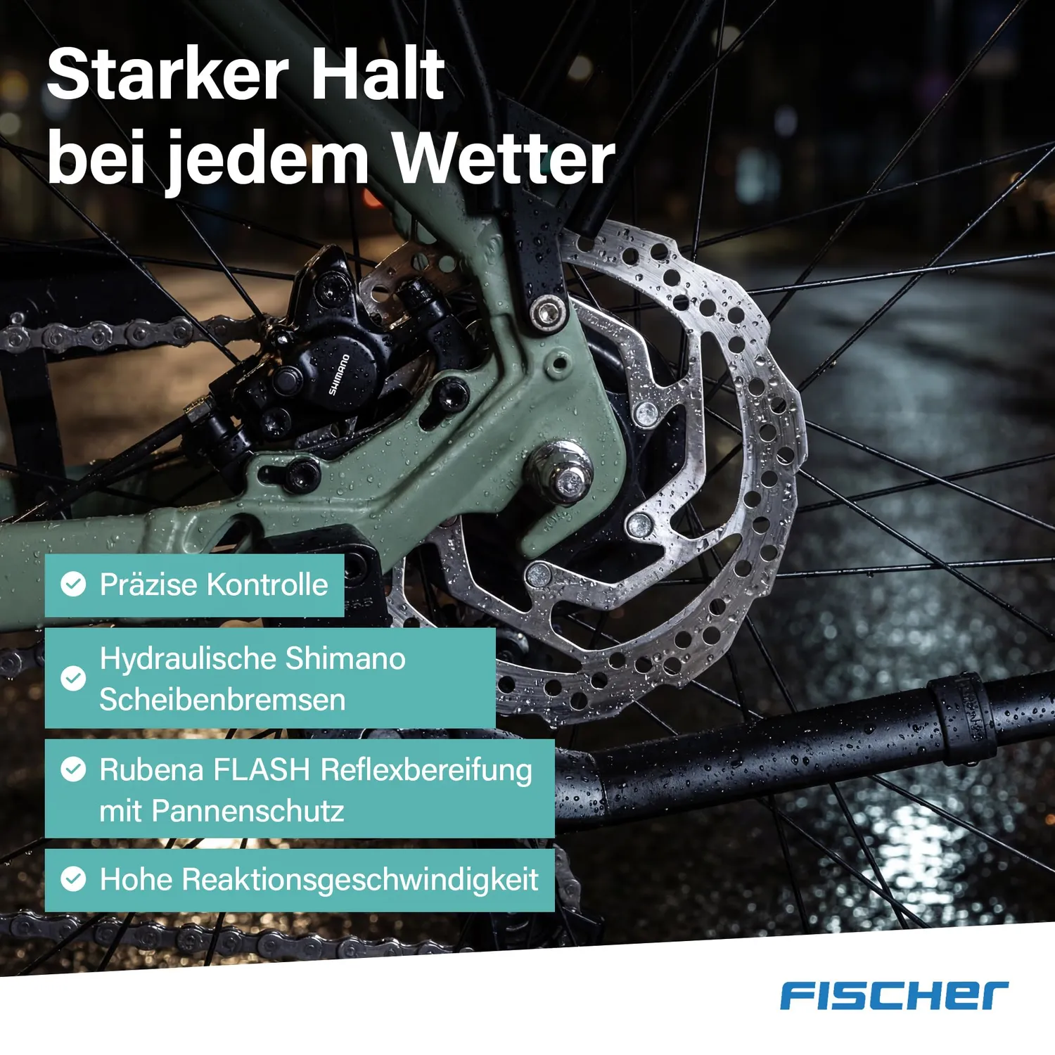 fischer CITA 2403 E-Bike 50 cm 459 Wh Frontmotor