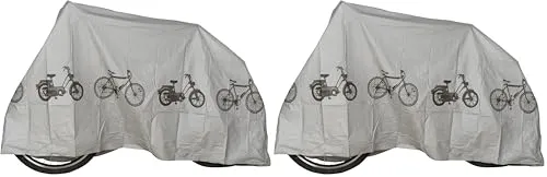 Fischer Universal Fahrradgarage 200x110 cm grau wasserdicht
