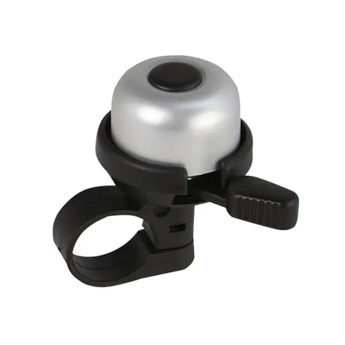 Fischer Mini Ding Dong Fahrradglocke silber 85799