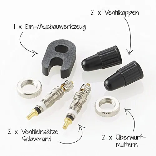 Fischer Ventil-Set Sclaverand 7-teilig Fahrradventil