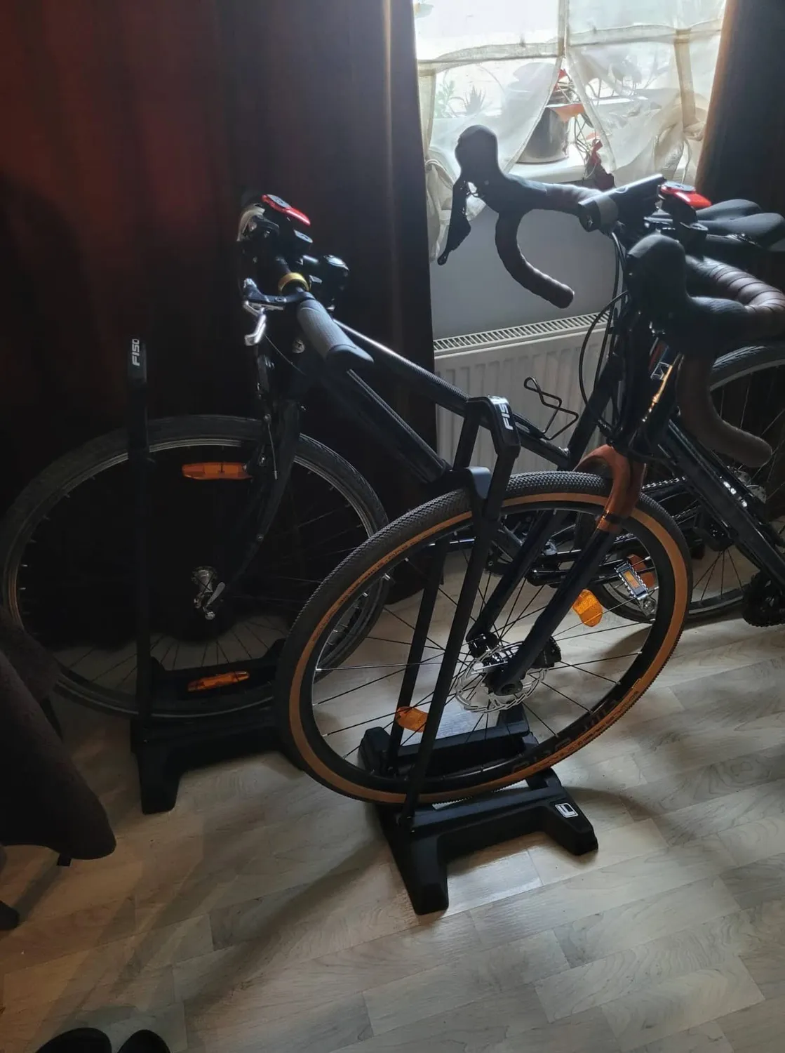 Fischer 10446 Fahrradständer 20-29 Zoll faltbar schwarz