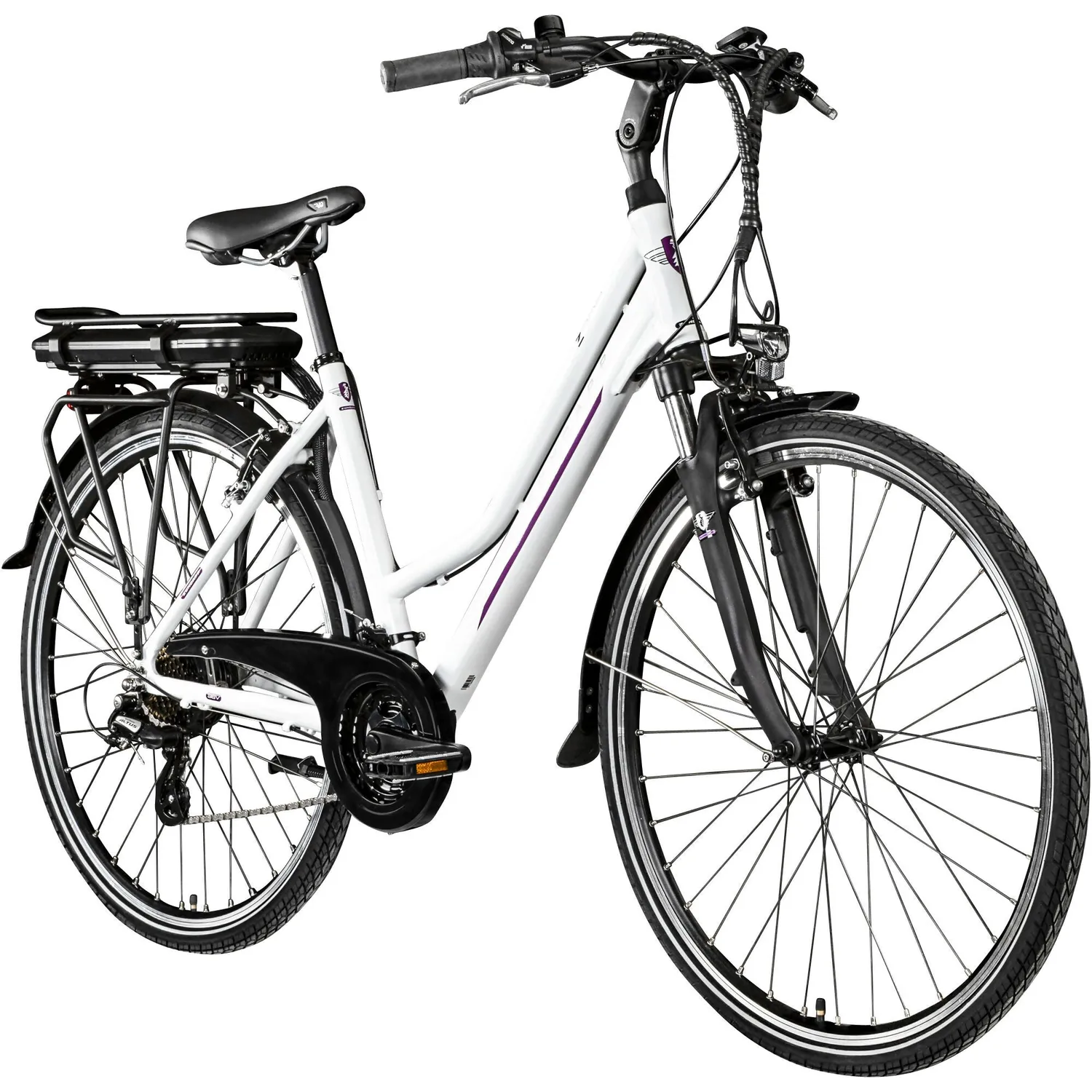 Zündapp Z802 Damen E-Bike 28 Zoll 48 cm grau-grün