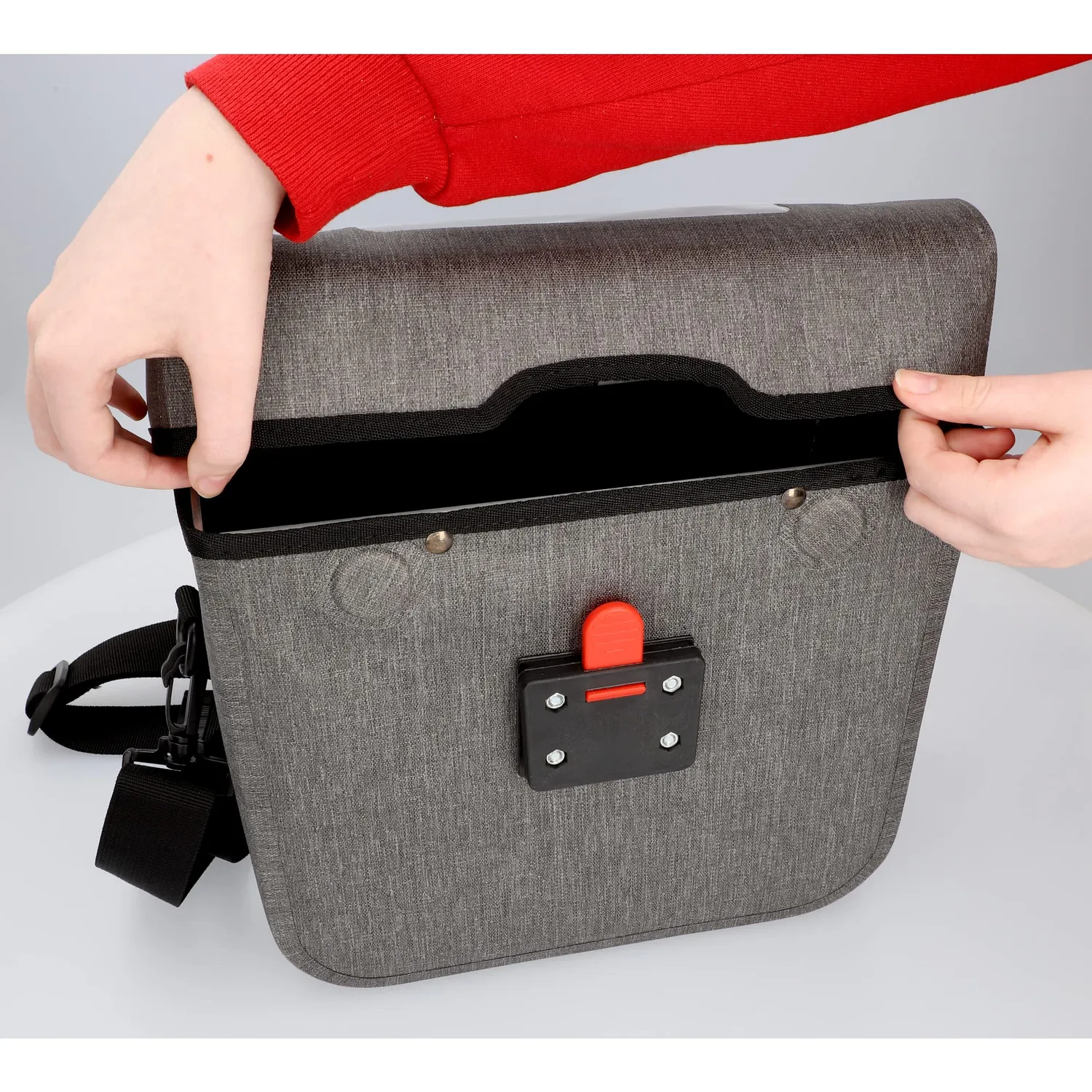 Fischer Plus Cita Lenkertasche 7 Liter wasserdicht grau