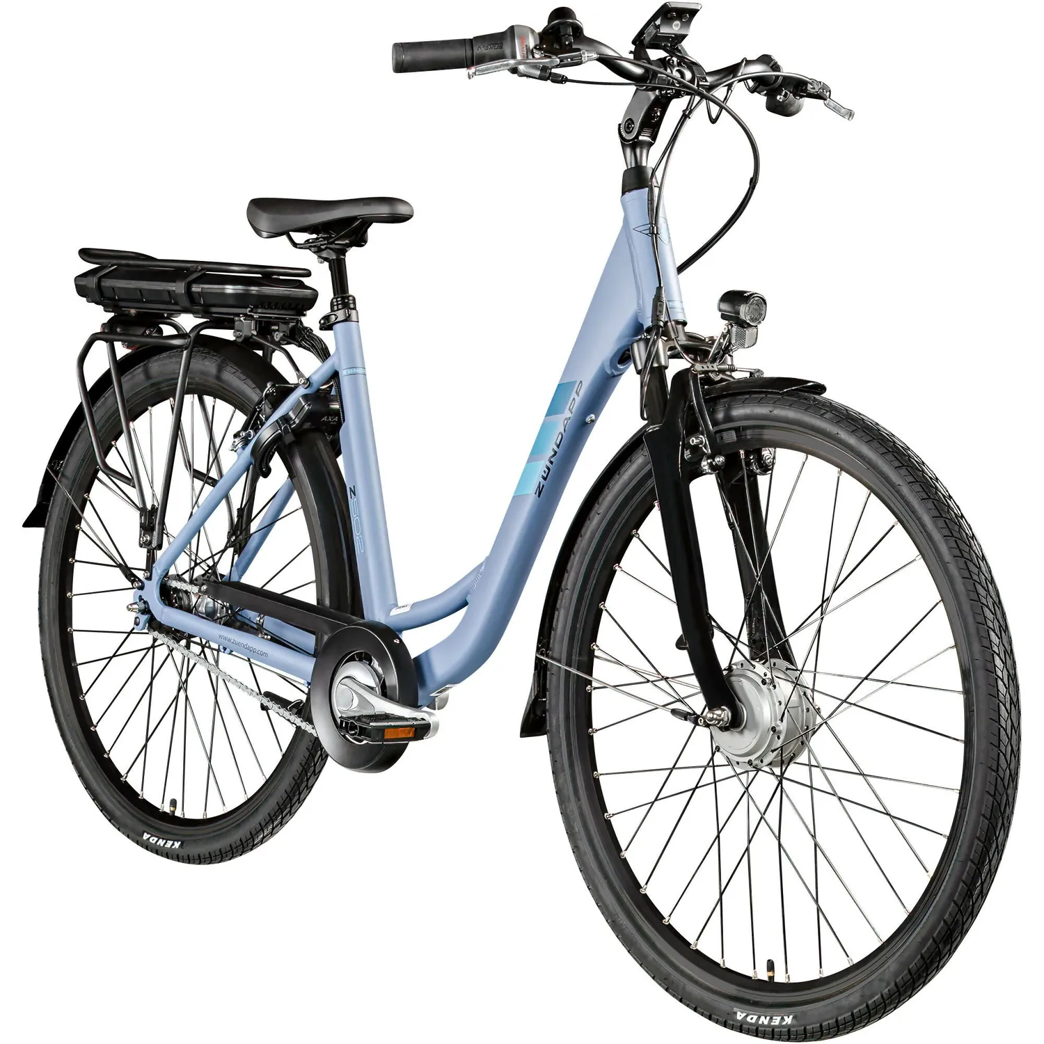 Zündapp Z502 Damen E-Citybike 28 Zoll 50 cm weiß-lila