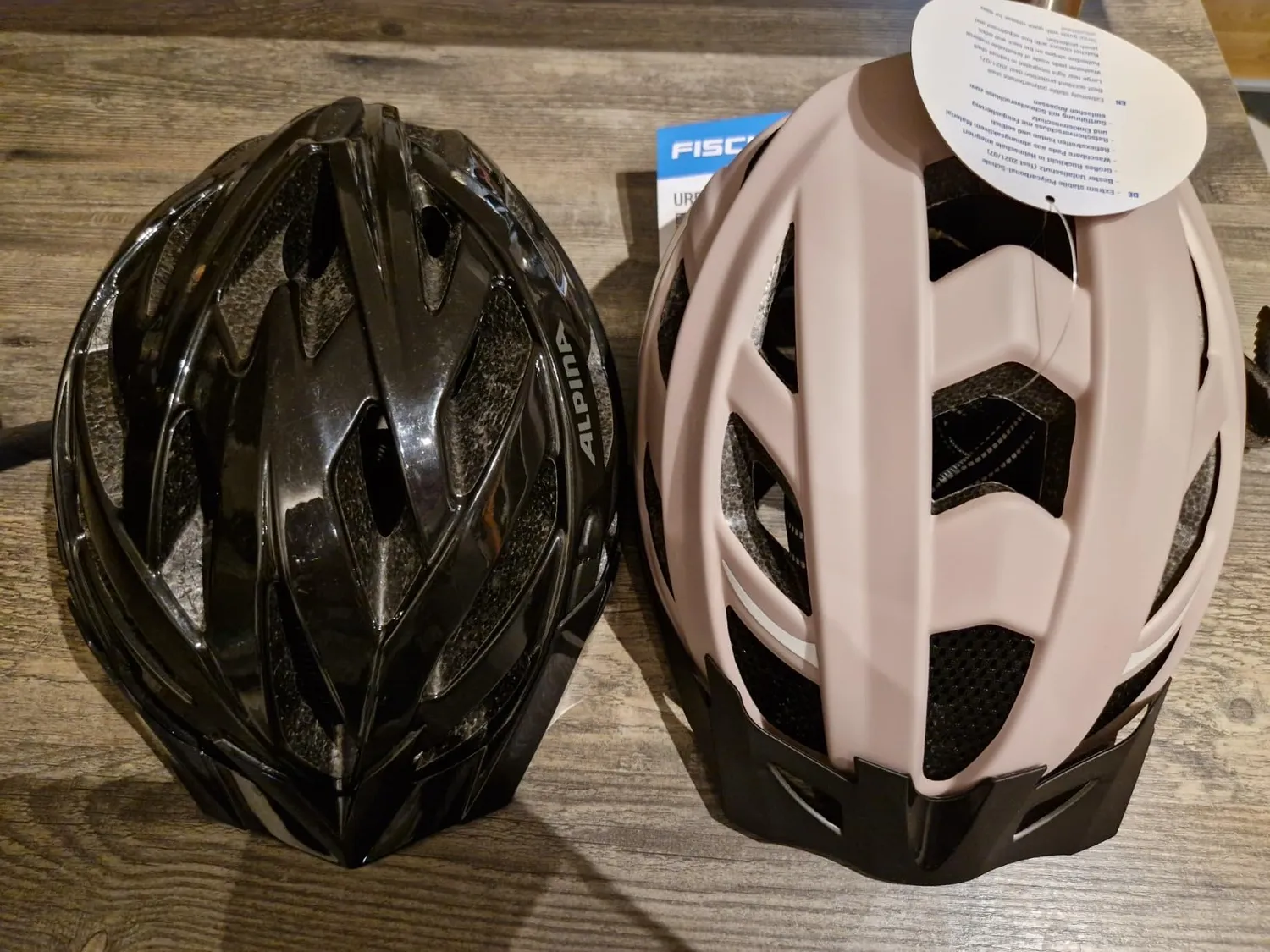 Fischer Urban Plus Cityhelm mit LED-Rücklicht S/M
