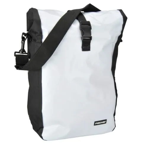 Fischer Gepäckträgertasche wasserdicht 18 Liter weiß